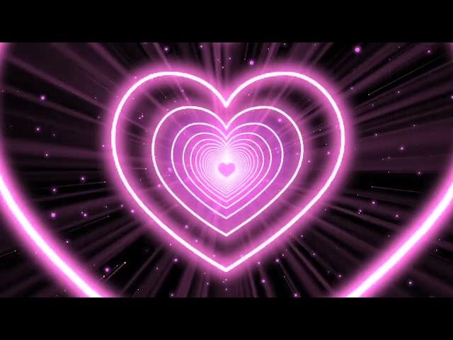 Heart BackgroundLove Heart Tunnel Background Video Loop | Heart Wallpaper Video Animated [10Hours]