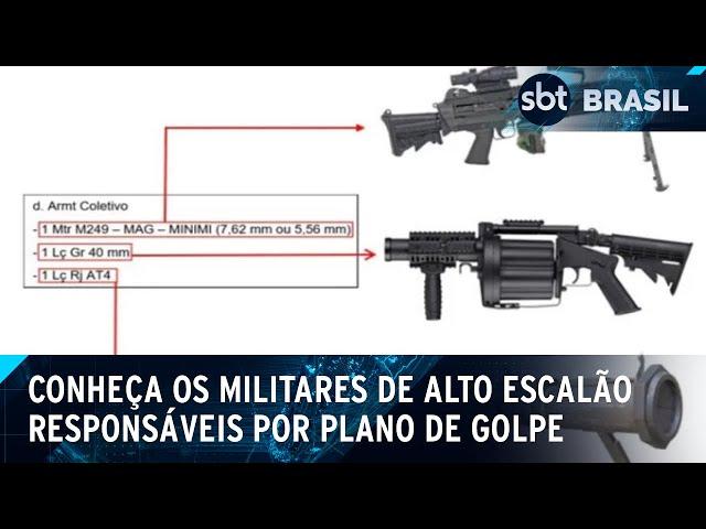 Veja quem são os militares envolvidos em plano para executar autoridades | SBT Brasil (19/11/24)