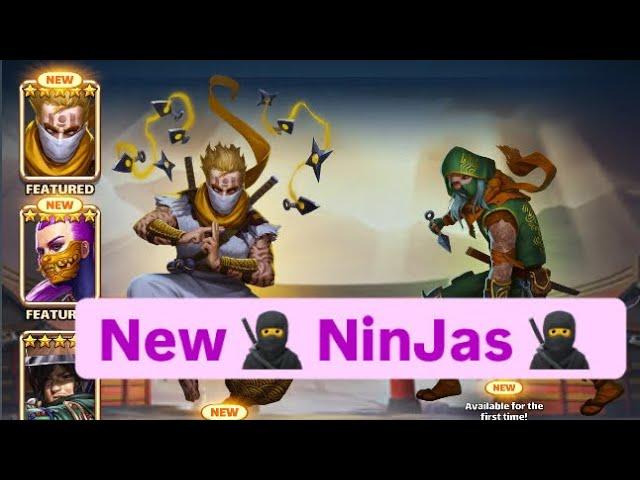 Empires & Puzzles Hero Analysis : New Ninjas ️ Iga Tora Nomad Chikao…️