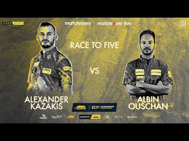 Alex Kazakis vs Albin Ouschan | Group Six Final | Predator Championship League Pool