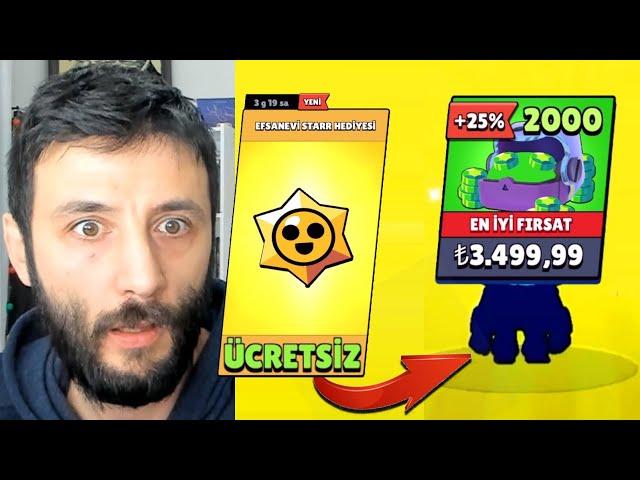 BEDAVA Efsanevi Star Hediyesi ile 2.000 TAŞ challenge  Brawl Stars