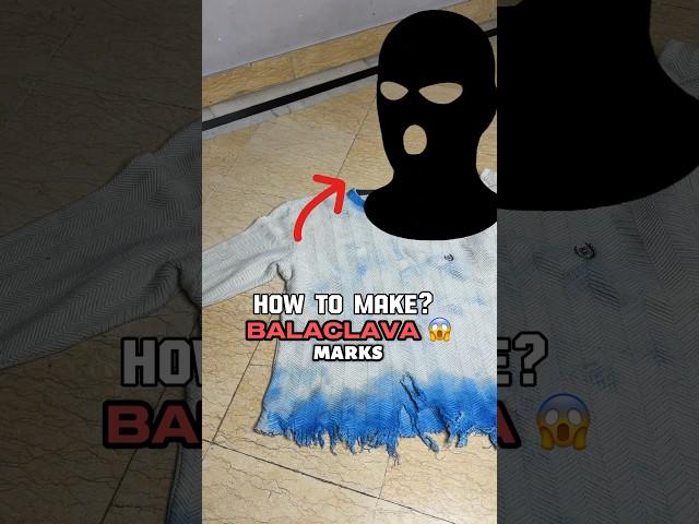 Balaclava mask diy tutorial  | Balaclava Mask at Home | how to make balaclava