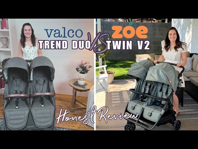 Zoe Twin V2 vs Valco Trend Duo | Which Side by Side Double Stroller Is Best?