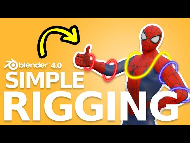 Amazingly EASY Way To Rig Characters in Blender 4.1