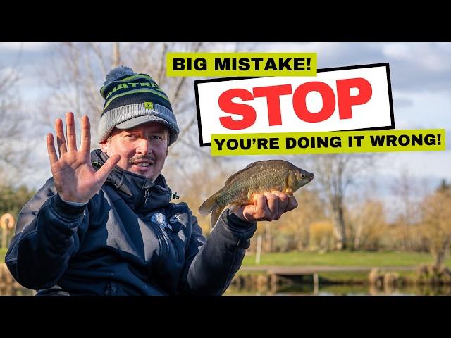 YOU'RE DOING IT WRONG!...... DONT Make These Mistakes & CATCH MORE Carp & F1's in winter!