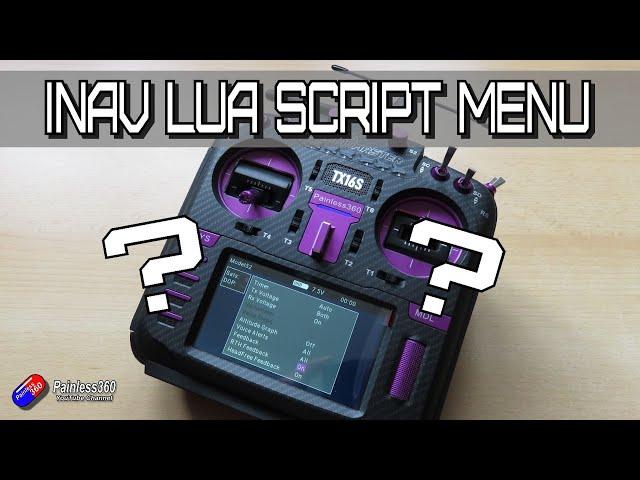 How to get into the menu for the INAV LUA script on a Horus/TX16s/T16/T18