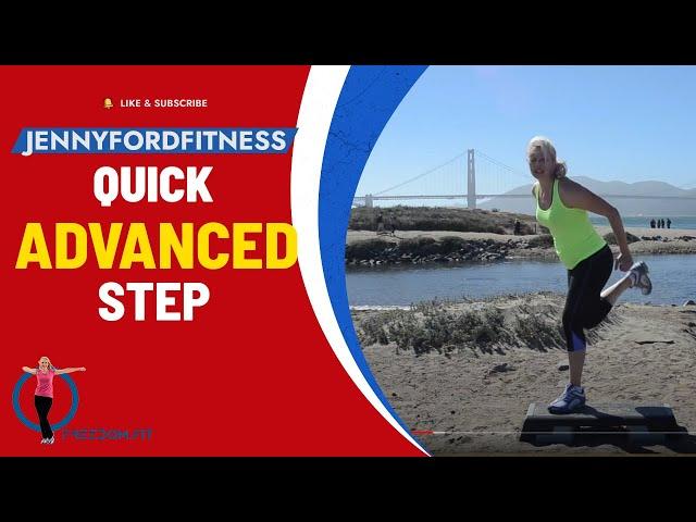 Coast to Coast Step | Golden Gate Bridge | Quick Version | Step Aerobic Workout At Home | Time Saver