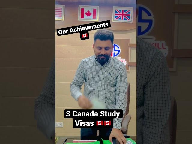 Our today’s Achievements received 3 Canada Visas