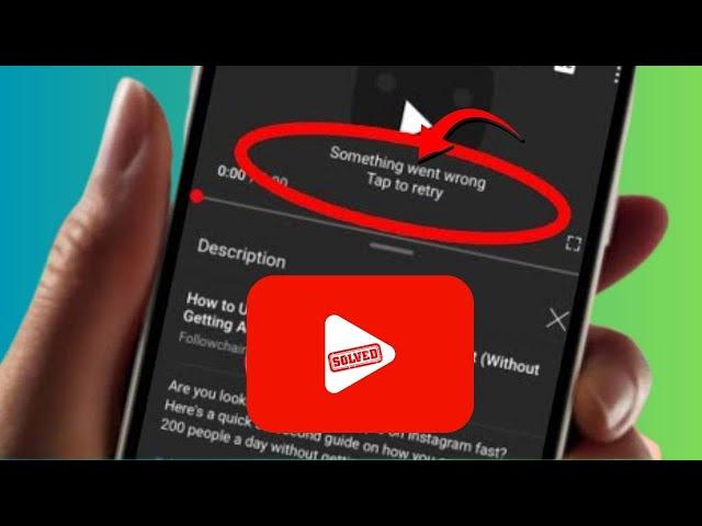 Something Went Wrong YouTube iPhone | YouTube Something Went Wrong Please Try Again iPhone | 2023