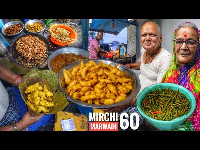 Marwadi Pakodi Wala - Highest Selling Mirchi & Onion Pakodi in Vizianagaram | 60 Year | Street Food