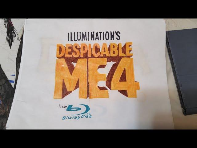 DVD Opening Despicable Me 4 2024