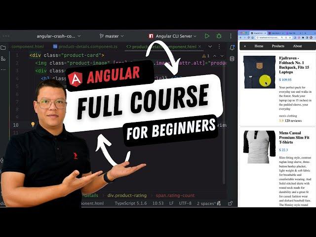 Angular Tutorial For Beginners | 3 Hours Course