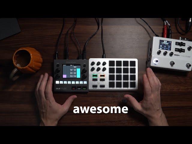 1010music blackbox + pad controller = awesome for live looping