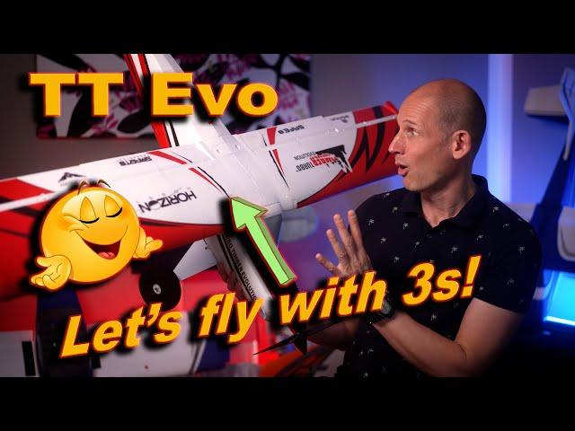 E-Flite Turbo Timber Evolution Let's fly with 3s battery!