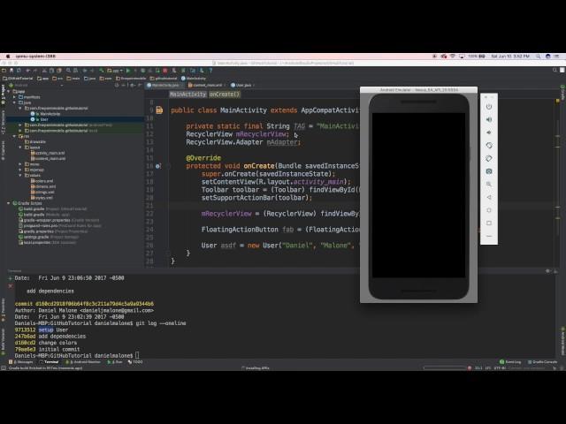 Android Tutorial: Create a list of data using ArrayList & RecyclerView