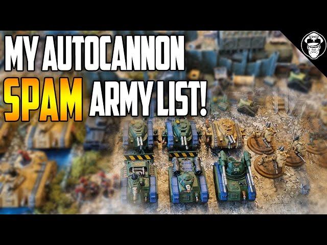 My Competitive Autocannon Spam Army! | Tournament Before Action Report | Warhammer 40,000