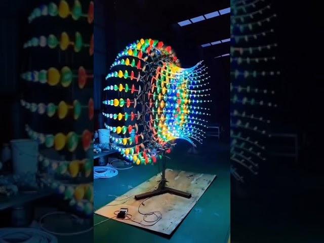 Ветровые Led Кинетические Скульптуры! Заказ-Производство Робот Мода #kinetic #led www.robotmoda.ru