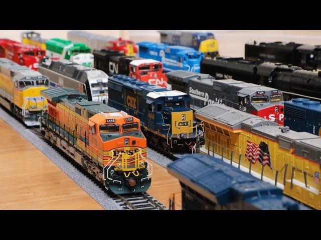 All HO Scale Model Trains Collection