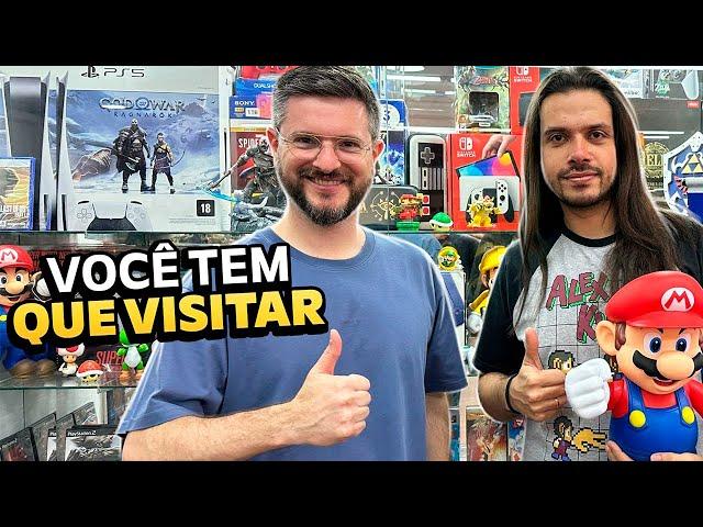 Que loja incrível! Conheça a Pereira Retrogames