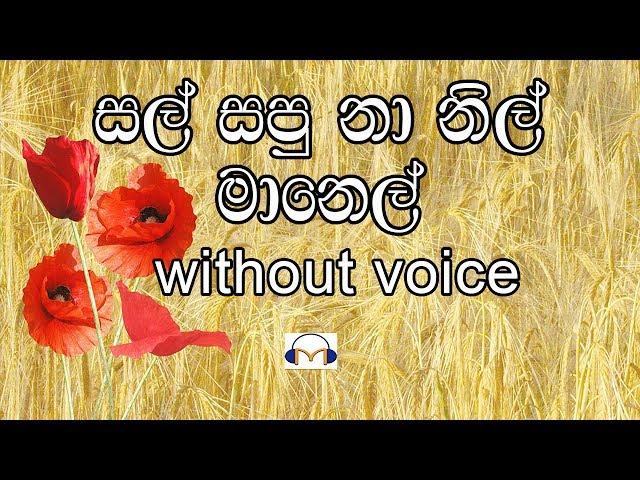 Sal Sapu Na Karaoke (without voice) සල් සපු නා නිල් මානෙල්