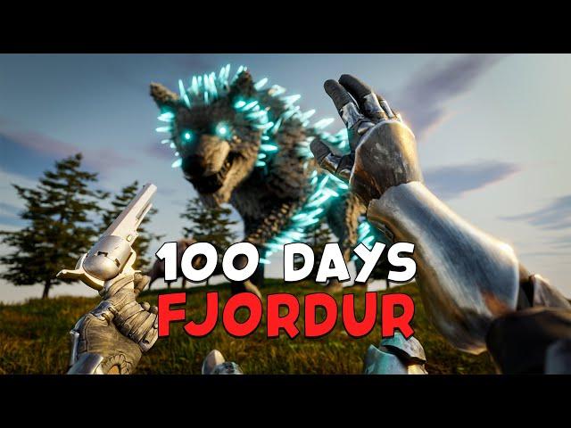 I Have 100 DAYS to Beat ARK FJORDUR!