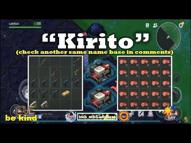 "Kirito" | REVENGE RAID (check pinned comments w/ same name base)  - Last Day On Earth: Survival