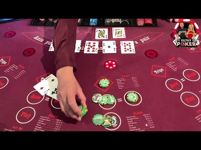 $1,200 HANDS ON ULTIMATE TEXAS HOLDEM!!!