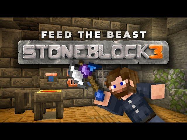 StoneBlock 3 EP4 Tinkers Construct Tools and Armor