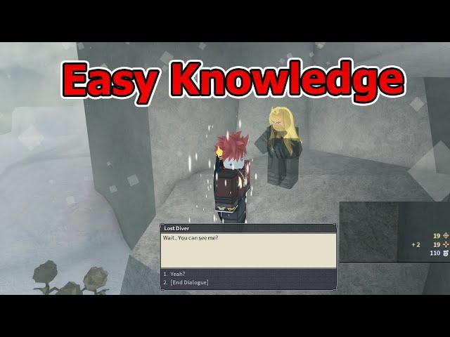 GET 2 KNOWLEDGE IN 1 MINUTE TUTORIAL | Deepwoken