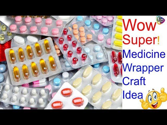 3 Amazing Craft Idea Out Of Empty Medicine Packets / Wrappers | Best out of waste Craft Ideas