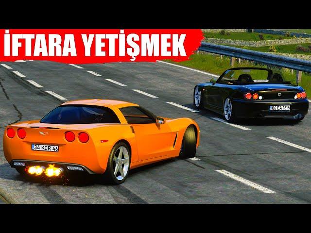 İFTARA GEÇ KALINCA BİZ !! ORTALIK YANDI - Assetto Corsa