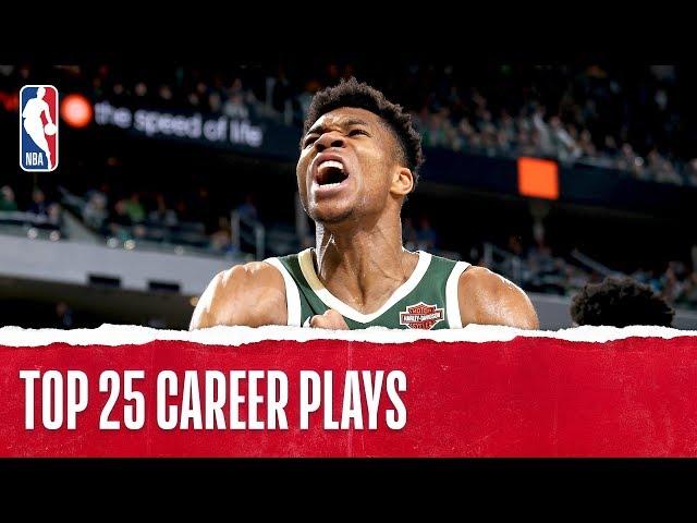 Giannis Antetokounmpo's Top 25 Career Plays!