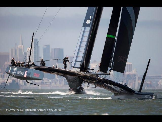 ORACLE TEAM USA 17 Back on the Bay