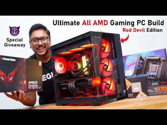 Building the Ultimate All AMD Gaming PC 2025... Red Devil 9070 XT Edition 