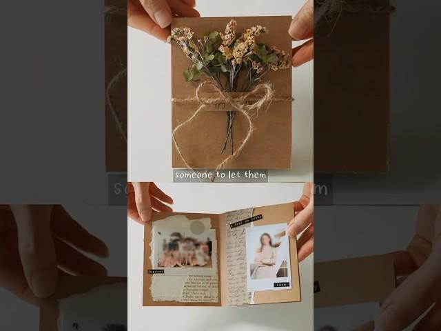 Make this scrapbook inspired accordion card