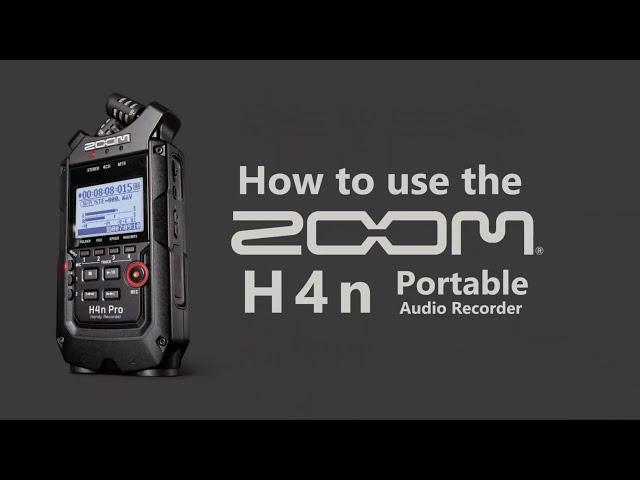 How To Use The H4N Pro