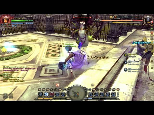 Dragon Nest China- Lv 50 Dark Summoner Solo Manticore Nest