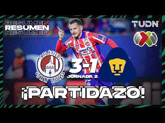 HIGHLIGHTS | Atl San Luis 3-1 Pumas | Liga Mx - CL2024 J2 | TUDN