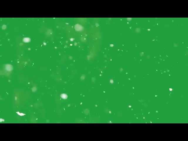 Snow Green Screen Effect (Real Snow)