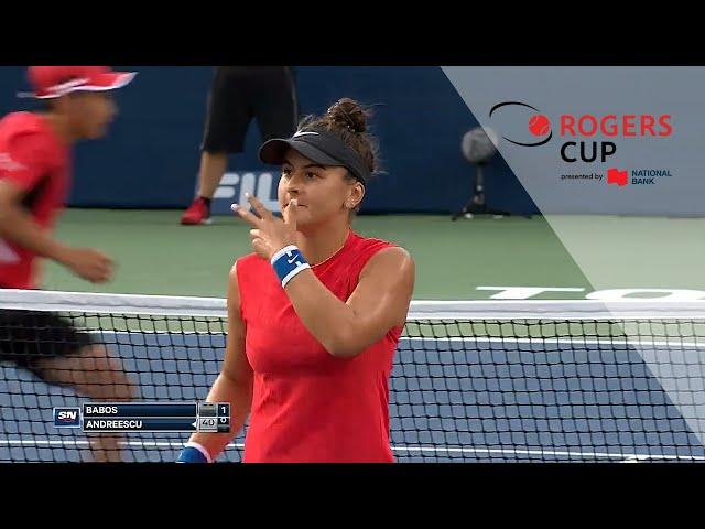 Highlights: Bianca Andreescu vs. Timea Babos | Rogers Cup Toronto 2017 | First Round