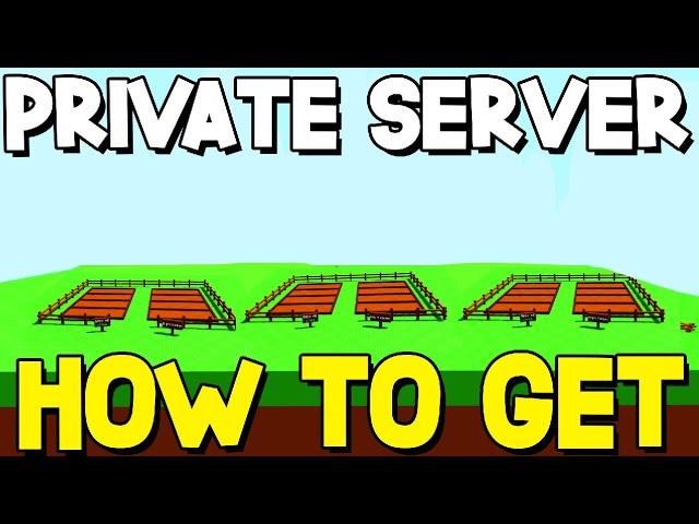 How To MAKE A PRIVATE SERVER in GROW A GARDEN! ROBLOX