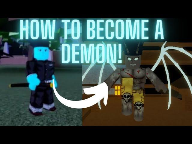 HOW TO BECOME A DEMON IN DEMON SLAYER RPG 2!