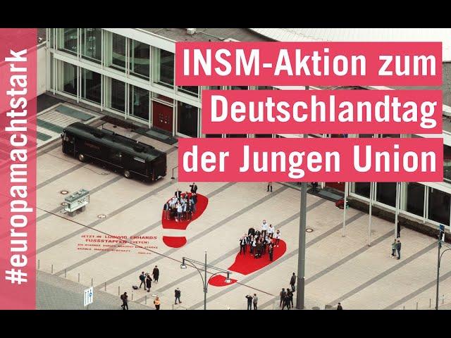 INSM-Aktion zum Deutschlandtag der Jungen Union