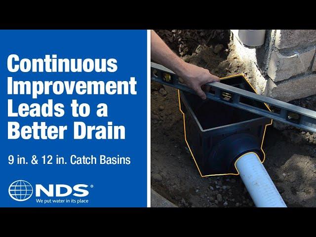 Quick Tour of Redesigned 9 & 12 in. NDS Catch Basins | NDS Yard Drainage Systems