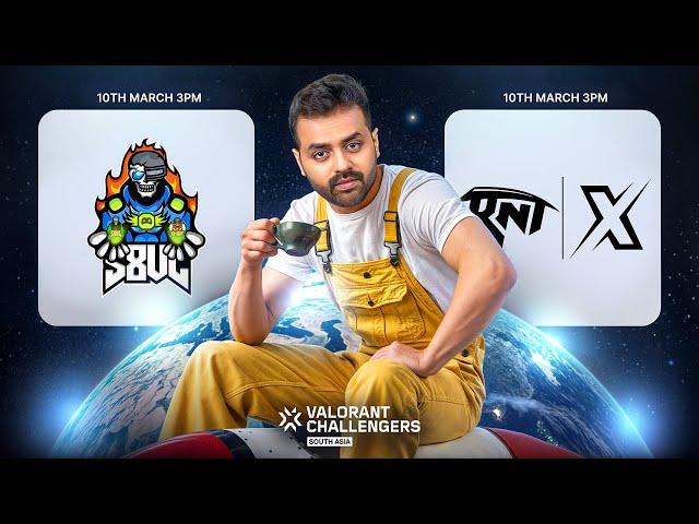 S8UL Vs RNTX | VALORANT Challengers South Asia 2025 Split 1 - Day 7  | #Watchparty | Aajao !!