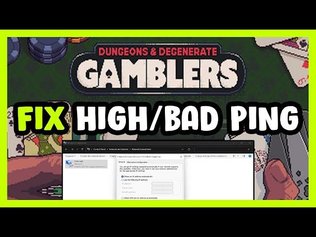 How to FIX Dungeons & Degenerate Gamblers High/Bad Ping & Packet Loss!