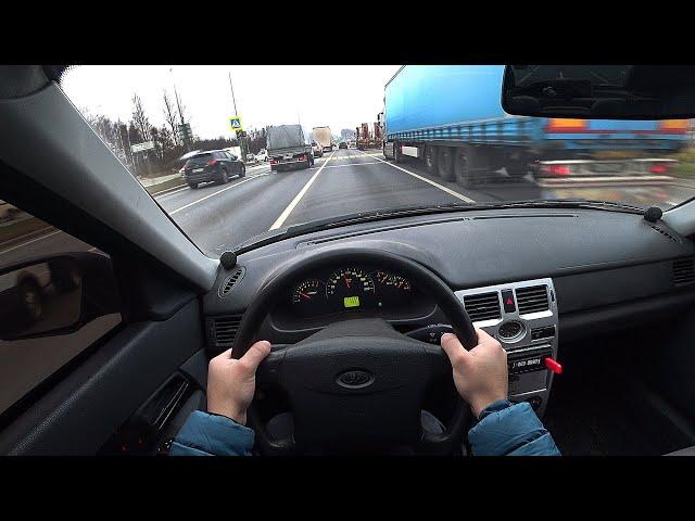 2008 LADA PRIORA 1 6 МТ - POV TEST DRIVE / Тест драйв от первого лица