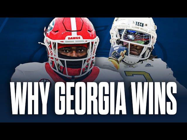 Why Georgia Football WILL EASILY BEAT Georgia Tech Football | Georgia vs Georgia Tech Preview