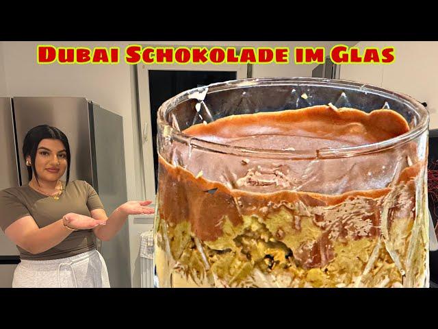 DUBAI SCHOKOLADE IM GLAS  / SELBSTGEMACHT / BY NADA  SCHWIEGERTOCHER / BASNASKÜCHE…