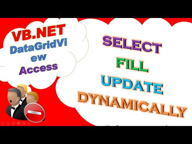 VB.NET Access DataBase Ep.05 : DataGridView - SELECT, POPULATE, UPDATE